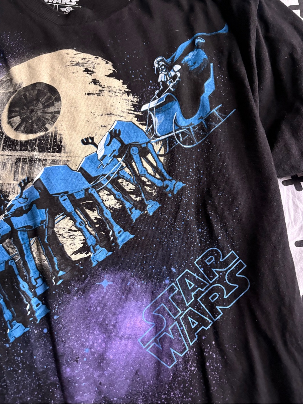 Star Wars christmas Holiday Sleigh shirt large adult